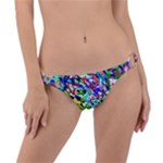 Colorful paint texture                                                    Ring Detail Bikini Bottom