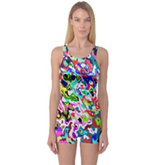 One Piece Boyleg Swimsuit 