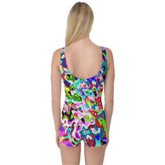 One Piece Boyleg Swimsuit 