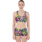 Colorful paint texture                                                    Work It Out Sports Bra Set