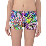 Colorful paint texture                                                    Boyleg Bikini Bottoms