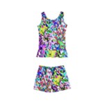 Colorful paint texture                                                   Kid s Boyleg Swimsuit