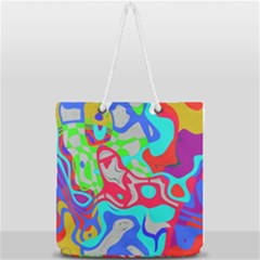Full Print Rope Handle Tote (Large) 