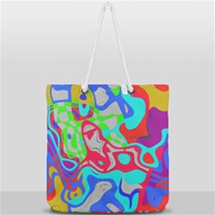 Full Print Rope Handle Tote (Large) 