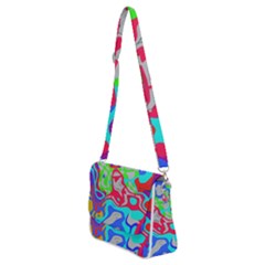 Shoulder Bag with Back Zipper 
