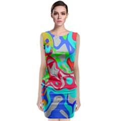 Classic Sleeveless Midi Dress 