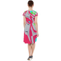 Cap Sleeve Midi Dress 