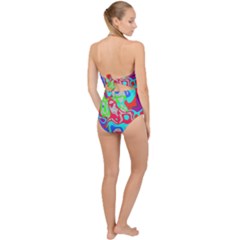 Scallop Top Cut Out Swimsuit 