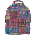 Colorful shapes texture                                                   Mini Full Print Backpack