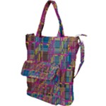 Colorful shapes texture                                                   Shoulder Tote Bag