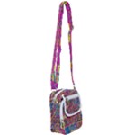 Colorful shapes texture                                                Shoulder Strap Belt Bag