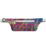 Colorful shapes texture                                             Active Waist Bag