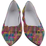 Colorful shapes texture                                              Women s Block Heels