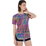 Colorful shapes texture                                                   Perpetual Short Sleeve T-Shirt