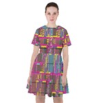 Colorful shapes texture                                                     Sailor Dress