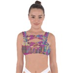 Colorful shapes texture                                                 Bandaged Up Bikini Top