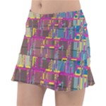 Colorful shapes texture                                                   Tennis Skirt