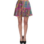 Colorful shapes texture                                                   Skater Skirt