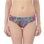 Colorful shapes texture                                                  Hipster Bikini Bottoms