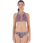 Colorful shapes texture                                                  Perfectly Cut Out Bikini Set