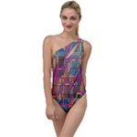 Colorful shapes texture                                                  To One Side Swimsuit