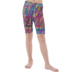 Colorful shapes texture                                                  Kid s Swim Shorts
