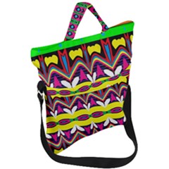 Fold Over Handle Tote Bag 