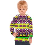 Colorful shapes                                                Kids  Hooded Pullover