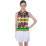 Colorful shapes                                                  Women’s Sleeveless Polo