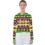 Colorful shapes                                                  Women s Slouchy Sweat