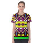 Colorful shapes                                                   Women s Cotton Tee