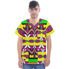 Men s V-Neck Scrub Top 