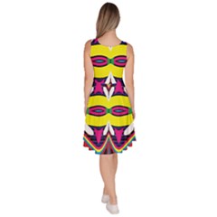 Knee Length Skater Dress With Pockets 