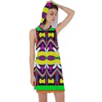 Colorful shapes                                                    Racer Back Hoodie Dress