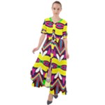 Colorful shapes                                                     Waist Tie Boho Maxi Dress