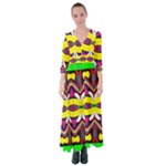 Colorful shapes                                                      Button Up Maxi Dress