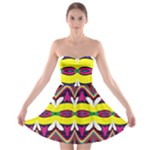 Colorful shapes                                                   Strapless Bra Top Dress