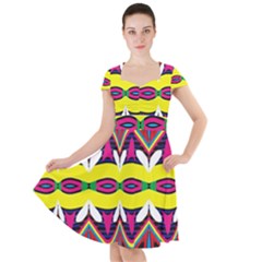 Cap Sleeve Midi Dress 