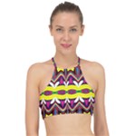 Colorful shapes                                                  Racer Front Bikini Top