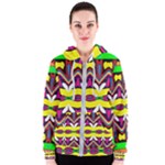 Colorful shapes                                                   Women s Zipper Hoodie