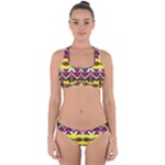 Colorful shapes                                                  Cross Back Hipster Bikini Set
