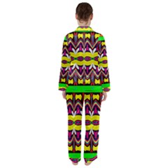 Women s Long Sleeve Satin Pajamas Set 