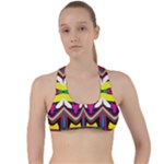 Colorful shapes                                                  Criss Cross Racerback Sports Bra