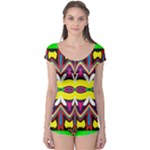 Colorful shapes                                                   Boyleg Leotard (Ladies)