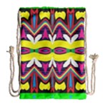 Colorful shapes                                                   Large Drawstring Bag
