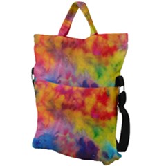Fold Over Handle Tote Bag 