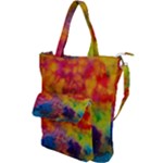 Colorful watercolors texture                                                    Shoulder Tote Bag