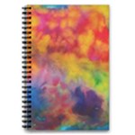 Colorful watercolors texture                                                    5.5  x 8.5  Notebook New