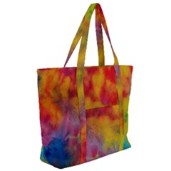 Zip Up Canvas Bag 