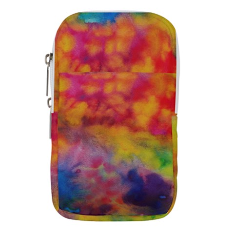 Colorful watercolors texture                                                 Waist Pouch (Large) from ArtsNow.com